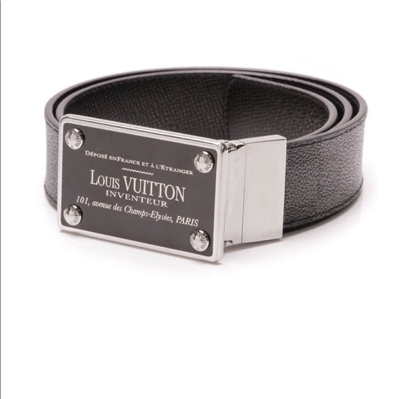 Louis Vuitton Damier Graphite Reversible Belt - Picture 5 of 5